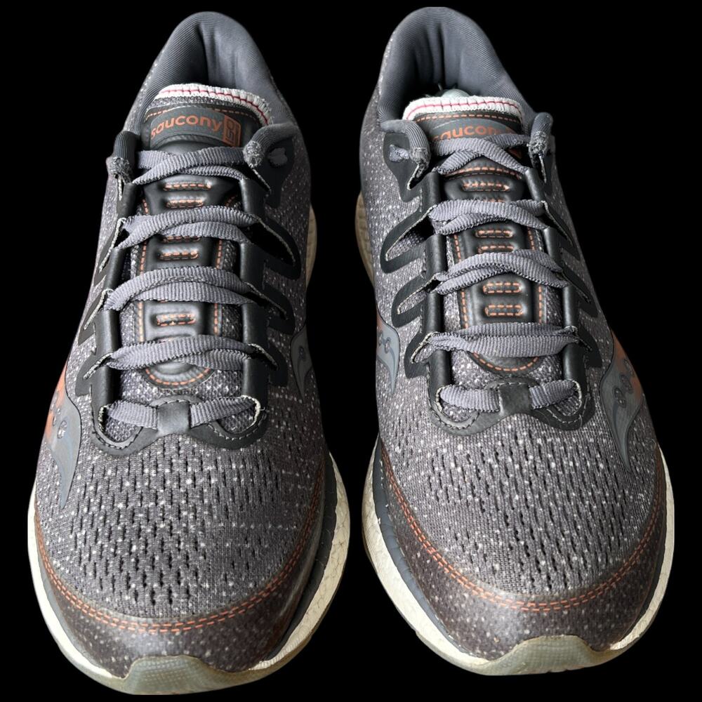 SAUCONY Freedom IS0 Women's 9.5 Running Shoes Grey Denim Copper Sneakers - Picture 9 of 16